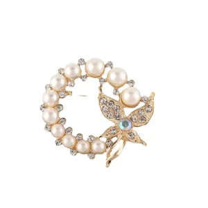 Animals Flowers and Fruits Alloy Brooch Fashion Elegant Simple Versatile High-end Brooch Anti-glare Pin Clothing Accessory