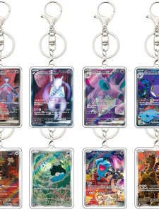Anime Cute Pet Digital Photo Square PVC Plastic Elf Keychain Souvenir Gift Hard-Wearing Fashion Trend