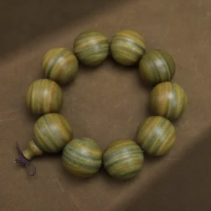 Argentine Green Sandalwood Bracelet Wooden Handicraft Bracelet Retro Style