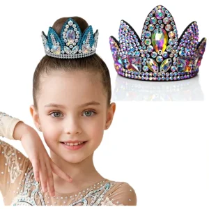 Artistic Gymnastics Crown Bridal Hair Accessories Ballet Balls Hair Accessories Children’s Female Cheerleading Headwear