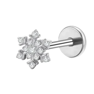 Astm F136 Titanium Fashion Zircon Earrings Custom Body Jewelry Women’s Nose Lip Tragus Piercing Jewelry