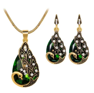 Austrian High Quality Crystal Ladies Women Jewelry Set Wedding Crystal Jewelry Set