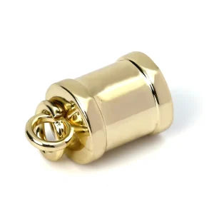 B8034 Premium Zinc Alloy Hardware Components Luxury Tassel Pendant Clock Charm Buckle for Bags and Purses