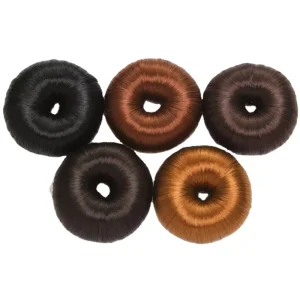 BSCI Audited Factory Fashion Donut Hair Extension Accessories Lazy Hair Donut Wig Accessories