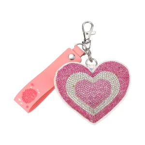 Bag Heart Sequins Charm Key Chains Bulk Custom Manufacturer Attractive Mini Bags Chain Charms Tote Bag Accessories for Girls