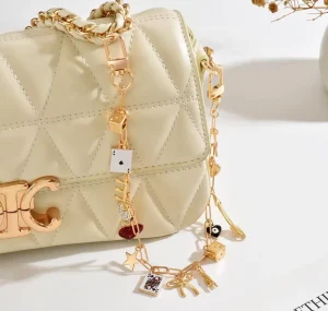 Bag Keychain Charms Purse Keychain Chain Shoulder Crossbody Strap Bag Keychain Accessories Charm Decoration