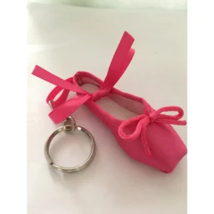 Ballet Shoes Keychain Handbag Bag Charm Pendant Accessories Handmade Cute Mini Simulation Satin Pointe Shoes Key Rings