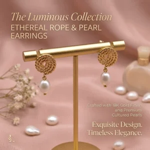 Baroque Pearl Earrings Drop Design Irregular Pearl Lightweight Women Daily Wear Fashion Jewelry Accessory