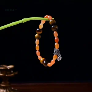 Beaded Bangle Design with Fashion Charm Trendy Natural Gemstone Accessory Unisex Natural Stone Fashion Jewelry