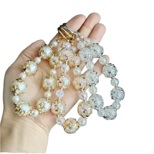 Beaded Five Pointed Star Key Pendant High Quality Loose Beads Diy Jewelry Making Kit Charm for Car Bag Zipper Pull Gift
