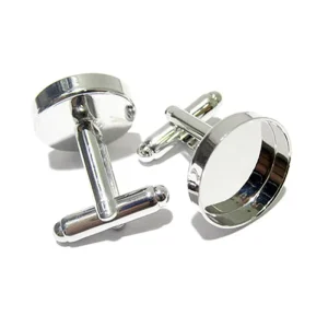 Beadsnice Brass Fashion Jewelry Findings Cufflinks Base ID 8658