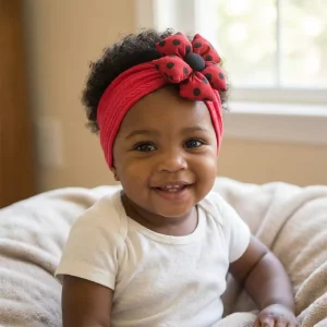 Beige Pink Khaki Baby Flower Headband for Baby Girl Nylon Soft Hairband Hair Accessories Newborn Toddler