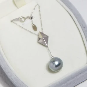 Bespoke Luxury 18K Gold Necklace with Tahitian Pearls New Design Fashion Jewelry Adjustable Length Fine Party Jewelry Custom