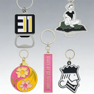 Bespoke Personalized High Grade Eco Friendly Metal Keychain Zinc Alloy Key Ring Wedding Ceremony Anniversary Souvenir Gift