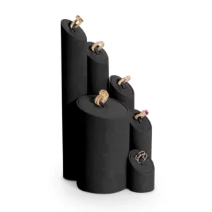 Black Storage Jewelry Display Stand Customized Necklace Display Rings Rack Jewelry Display Props for Store Window