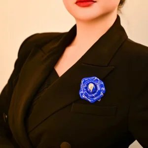 Blossoming Like Brocade European and American Foreign Trade Medieval Vintage Design Brooch Fashion Brooches