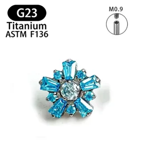 Body Jewelry Hypoallergenic G23 Titanium Colorful Belly Piercing Helix Ring