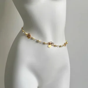 Body Jewelry Rhinestone Dress Chunky Belt Chain