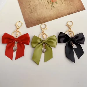Bow Purse Charms Light Keychain Alloy for Handbag Cute Bag Accessories Charms for Purse Backpack