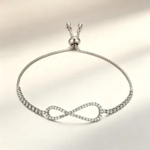 Bracelet Bohemia Infinite Twists and Turns to One Side Accessories Eco Friendly Mother’S Day Fine Chain Link Bracelets