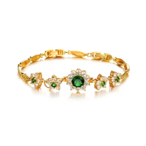 Bracelet Fashion Hot Selling Jewelry Brass Bracelet Simple and Beautiful Zircon Exquisite Jewelry Gift Bracelet