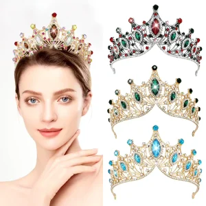 Bridal Crown Bridesmaids Wedding Headband Rhinestone Bridal Hair Accessories LSHB003