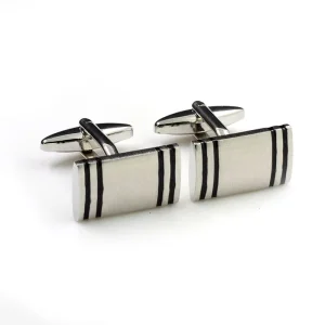 Brushed Elegant Cufflinks Custom Mens Suit Shirt Fashion Accessory Wedding Tuxedo Trendy Jewelry Accessory Cufflinks
