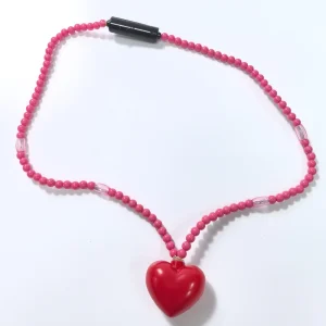 Bulk Party And Festival Supplies Featuring Heart shaped Necklaces And LED Necklaces For Parties
