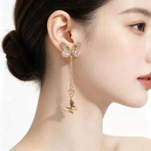 Butterfly Drop Earrings for Women Fashion Jewelry