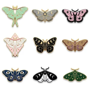 Butterfly Enamel Alloy Brooch Lapel Pins Unisex Christmas Valentine’s Day Steampunk Jewelry For Clothes Bags