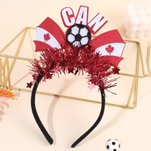 CN New Fashion Football Match Fan Headband National Flag Cheerleading Hair Bands Girls Accessories