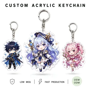 CNAWO Custom Acrylic Charms Clear Acrylic Charms Bulk Order Supplier for Promotional Gift Buyers