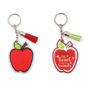 CUstom Kids Cartoon Gift Acrylic Charm Keychain for Bags Keys and Accessories Teacher’s Day Gift Factory Direct