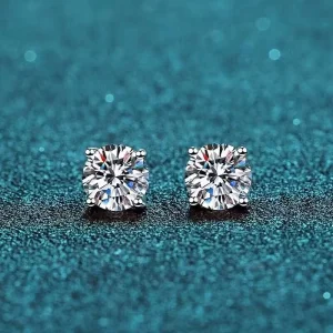 CZ Joyas De Plata Agujas De Plata Puras CZ Pendientes De Dama Cuadrado CZ EAR for Party Jewelry Gifts