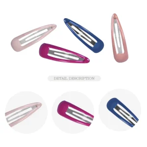 Candy Colored BB Hair Clip Metal Barrettes Fashion Casual Baby Girls Hair Accessories for Party 5cm Size