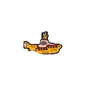 Cartoon Airship Enamel Pins Rock Band Inspired Brooches Lapel Badge Backpack Decoration Jewelry Black Nickel Fruit Father’s Day