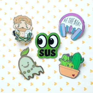 Cartoon Cute Custom Cat Brooch Badges Alloy Backpack Lapel Pin for Decorating Hats and Clothes