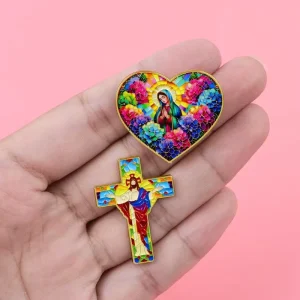 Cartoon Figure Zinc Alloy Brooch Metal for Clothing Backpack Badge Fashion Accessory