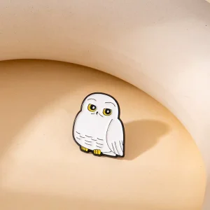 Cartoon Owl Enamel Brooch Animal Badge Pin Alloy Clothing Accessory