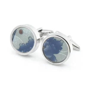 Ceramic Shell Stone Elegant Cufflinks Custom Mens Suit Shirt Fashion Accessory Wedding Tuxedo Trendy Jewelry Gift