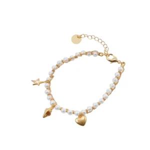 Chain Bracelet Geometric Shape Zinc Alloy Material Ankle Bracelets for Women