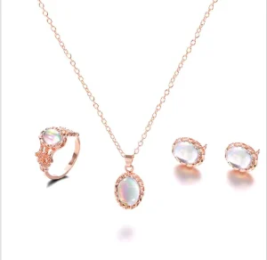 Charm Jewel Fashion Metal Necklace fashion Collar Jewelry Costume Jewelry Set
