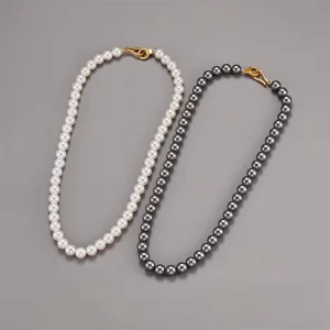 Charming Pearl Necklace Costume Jewelry for Modern Tribal Beaded Necklace Jewelry Elegant Fashion Ornaments Statement Necklaces