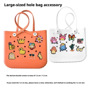 Charms 3-5cm Girls’ Diy Detachable Beach Bag Perforated Packaging Decoration Eva Sandals Shoe Ornament Shoe