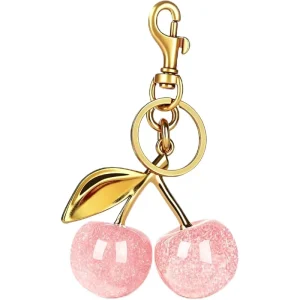Cherry Bag Charms Keychain Purse Charms for Handbags Cherry Accessories for Women Mother’s Day Birthday Gifts Ideas