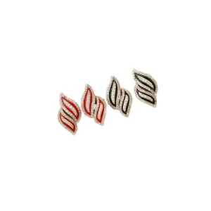 Children’s Zinc Alloy Geometric Stud Earrings with Crystal and Rhinestone for Party Occasions