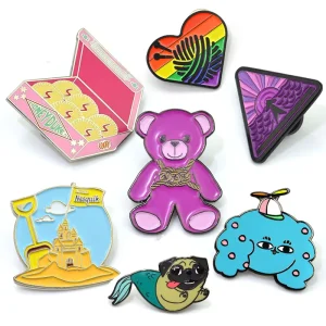 China Artigifts Oem Personalized Brooch Badge Pin Soft Hard Enamel Lapel Pin Custom Enamel Pin Manufacture