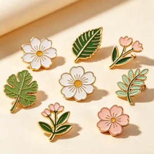 China Direct Custom High Quality Personalized Lapel Pin Flower Metal Gifts Souvenirs Hard Soft Enamel Pin Custom
