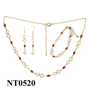 China Fashion Jewelry Set African Costume 14K Gold Plated Jewelry Set for Women