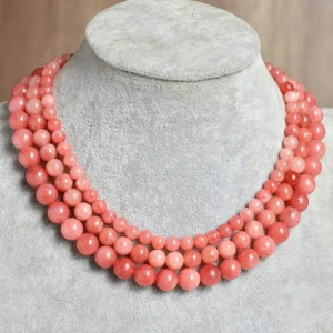 Choker Necklace Natural Gemstone Beads Handmade Charm Beads Layered Necklace for Women